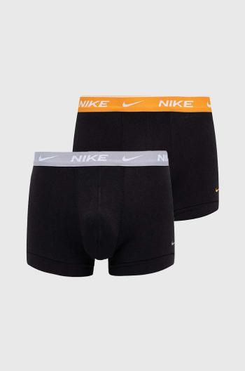 Boxerky Nike 2-pak pánske, čierna farba