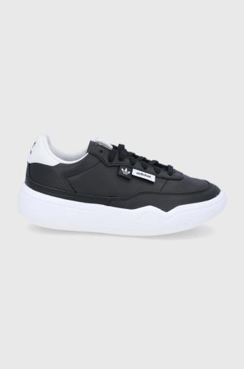Kožená obuv adidas Originals GW8213 čierna farba,