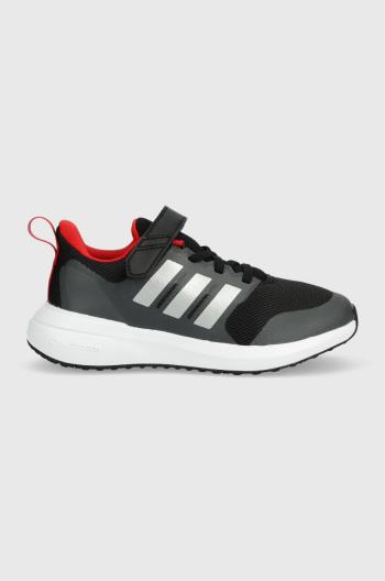 Detské tenisky adidas FortaRun 2.0 EL K šedá farba