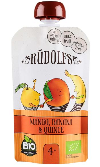 Rudolfs BIO kapsička Mango, banán a dule