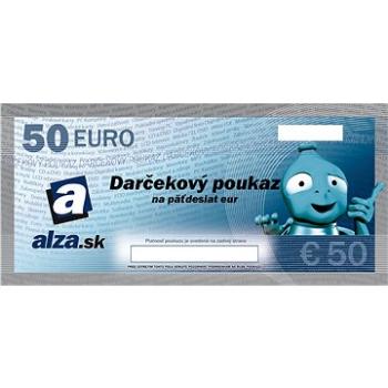 Darčekový poukaz Alza.sk na nákup tovaru v hodnote 50 €