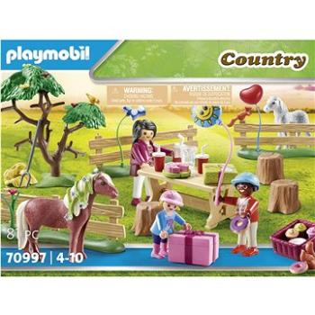 Playmobil Oslava narodenín na farme s poníkmi (4008789709974)