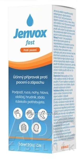 Jenvox fast Proti poteniu roll-on antiperspirant 1x50 ml