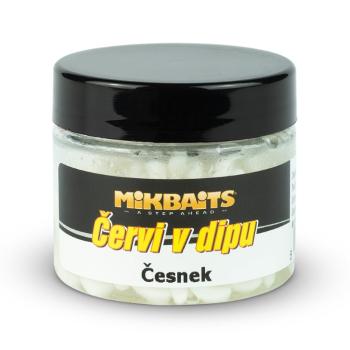 Mikbaits červy v dipe 50 ml - cesnak