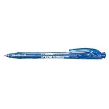 STABILO Pero 308, klikacie, guľôčkové, 0,38mm modré