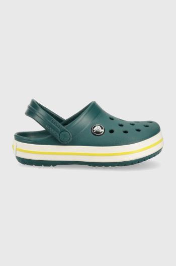 Šľapky Crocs Crocband Clog tyrkysová farba