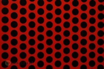 Oracover 92-022-071-002 fólie do plotra Easyplot Fun 1 (d x š) 2 m x 20 cm svetločervená, čierna