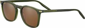 Serengeti Delio Shiny Crystal Khaki/Mineral Polarized Drivers