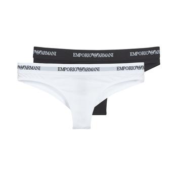 Emporio Armani  Klasické nohavičky CC317-PACK DE 2  Čierna