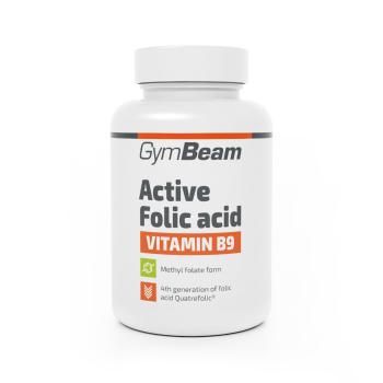 GymBeam Active Folic acid Vitamín B9 60 kapsúl