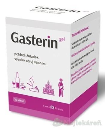 GASTERIN gél - ROSEN vrecúška 1x20 ks