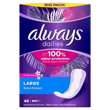 Always Intimky 48Ks Extra Protect Fresh Scent Large
