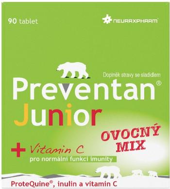 PREVENTAN Junior ovocný mix 90 tabliet