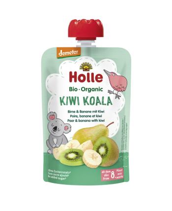 HOLLE Kiwi Koala Bio pyré hruška banán kiwi 100 g (8+)