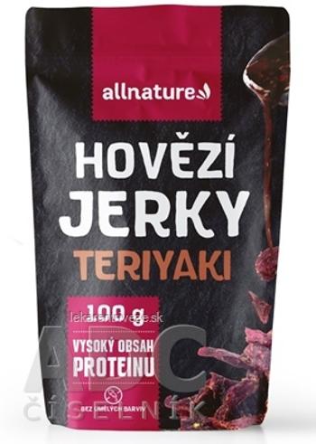 Allnature BEEF Teriyaki Jerky sušené hovädzie mäso 1x100 g