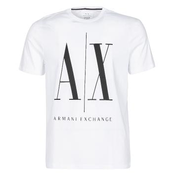 Armani Exchange  HULO  Tričká s krátkym rukávom Biela