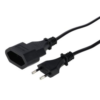 HAMA 137278 PREDLZOVACI NAPAJACI KABEL, 2-POLOVA EURO VIDLICA, 3