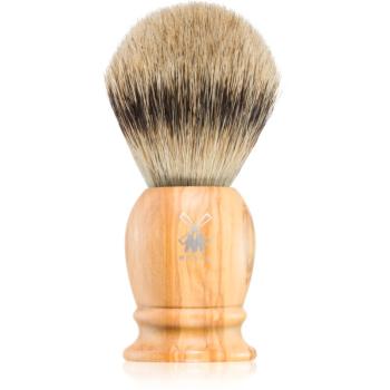 Mühle CLASSIC Silvertip Badger Olive Wood štetec na holenie z jazvečej srsti 1 ks