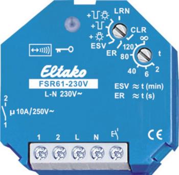 FSR61-230V Eltako bezdrôtový spínač pohonu    pod omietku Spínací výkon (max.) 2000 W Max. dosah 30 m