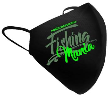 Hotspot design rúško fishing mania zelená