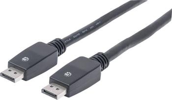 Manhattan DisplayPort prepojovací kábel #####DisplayPort Stecker, #####DisplayPort Stecker 7.50 m čierna 354127 fóliové