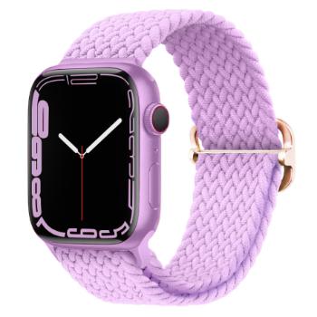 BStrap Elastic Nylon remienok na Apple Watch 38/40/41mm, lila (SAP013C12)