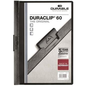 DURABLE Duraclip A4, 60 listov, čierne (220901)