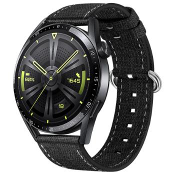 BStrap Denim remienok na Huawei Watch 3 / 3 Pro, black (SSG031C0110)