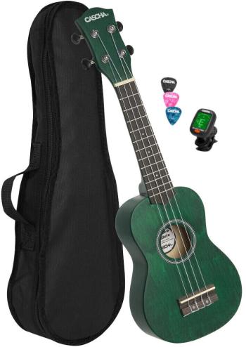 Cascha HH 3972 EN Sopránové ukulele Zelená