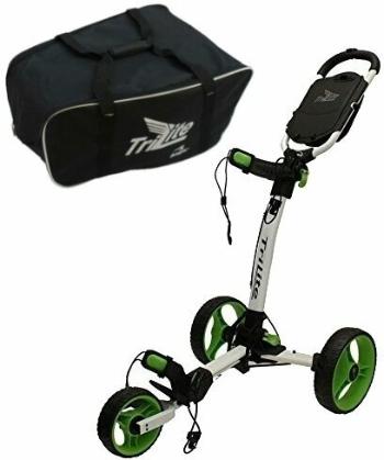 Axglo TriLite SET White/Green Manuálny golfový vozík