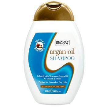 BEAUTY FORMULAS Šampón s argánovym olejom na normálne až suché vlasy 250 ml (5012251013574)