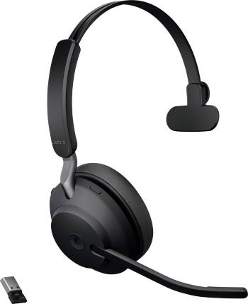 Jabra Evolve2 65 monaural headset s Bluetooth, s USB bezdrôtový cez uši čierna