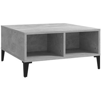 SHUMEE Konferenčný stolík betónovo sivý 60 × 60 × 30 cm drevotrieska, 805990