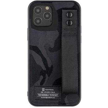 Tactical Camo Troop Drag Strap Kryt pro Apple iPhone 12/12 Pro Black (8596311194733)