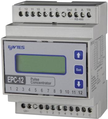 ENTES EPC-12  Pulzný koncentrátor EPC-12 s 12 protiľahlými vstupmi pre hornú koľajnicu