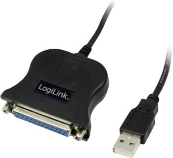 LogiLink USB 1.1 prepojovací kábel [1x USB 1.1 zástrčka A - 1x D-SUB zásuvka 25-pólová] UA0054
