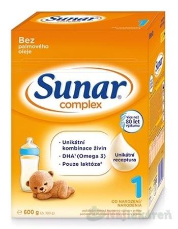 Sunar Complex 1 počiatočné dojčenské mlieko 600g