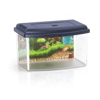 Cobbys Pet Akvárium plastové 1 s krytom a pozadím 3 l 22 × 16 × 14 cm (8016040106352)