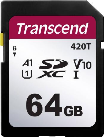 Transcend TS64GSDC420T pamäťová SD karta 64 GB v30 Video Speed Class