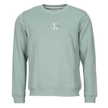 Calvin Klein Jeans  MONOLOGO CREW NECK  Mikiny Šedá