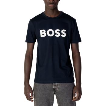 BOSS  JERSEY THINKING 1 50481923  Polokošele s dlhým rukávom Modrá