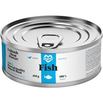 MARTY Essential pre mačky 100 % mäso – rybia 100 g (8595174340448)