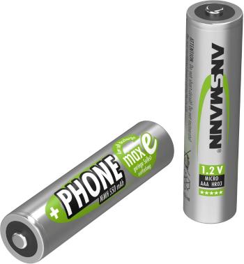 Ansmann DECT maxE HR03 mikrotužkový akumulátor typu AAA  Ni-MH 550 mAh 1.2 V 2 ks