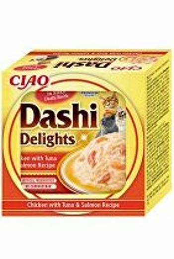 Churu Cat CIAO Dashi kuracie mäso s tuniakom a lososom 70g + Množstevná zľava 3 + 1 zadarmo