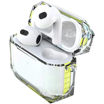 Hishell two colour clear case for Airpods 3 yellow (HAC-5 yellow-Airpods 3)