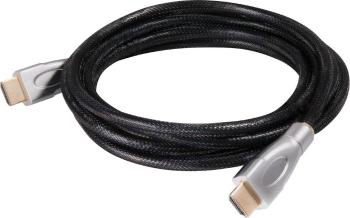 club3D HDMI prepojovací kábel #####HDMI-A Stecker, #####HDMI-A Stecker 3.00 m čierna CAC-1310 opletený #####HDMI-Kabel