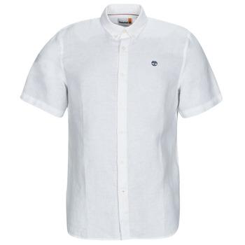 Timberland  Košele s krátkym rukávom SS Mill River Linen Shirt Slim  Biela