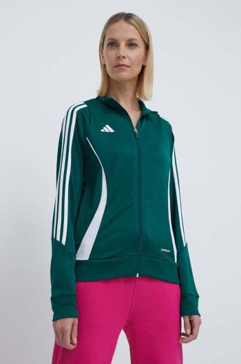 Tréningová mikina adidas Performance Tiro 24 zelená farba, s nášivkou,  IR9499