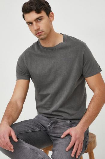Bavlnené tričko Pepe Jeans Jacko šedá farba, jednofarebné