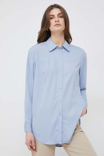 Košeľa Calvin Klein dámska, voľný strih, s klasickým golierom